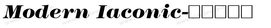 Modern Iaconic字体转换